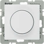 Ściemniacz LED przyciskowo-obrotowy Biały aksamit Berker Q.1/Q.3/Q.7