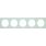 Ramka pięciokrotna Szkło białe Berker R.3 - 10152209