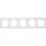 Ramka pięciokrotna Biały połysk Berker R.1 - 10152189