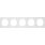 Ramka pięciokrotna Biały połysk Berker R.3 - 10152289