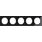 Ramka pięciokrotna Szkło czarne Berker R.3 - 10152216