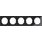 Ramka pięciokrotna Czarny połysk Berker R.3 - 10152245