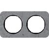 Ramka podwójna Beton/Czarny Berker R.1 - 10122374