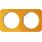 Ramka podwójna akryl Pomarańczowy przeźroczysty/Biały Berker R.1 - 10122339