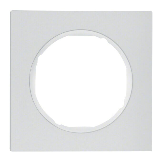 Ramka pojedyncza Aluminium/Biały Berker R.3 - 10112274