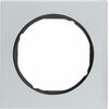 Ramka pojedyncza Aluminium/Czarny Berker R.3 - 10112284
