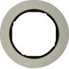 Ramka pojedyncza Aluminium/Czarny Hager - WLD9100AB (Berker - 10112084)