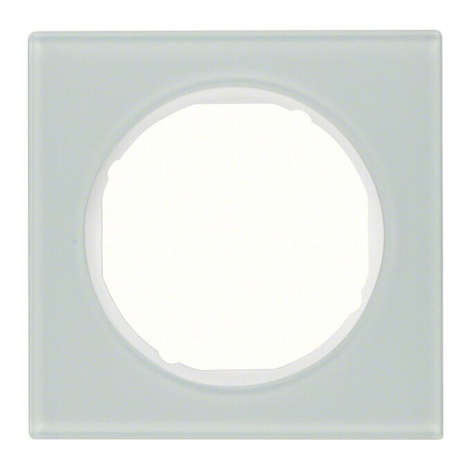 Ramka pojedyncza Białe szkło Berker R.3 - 10112209