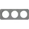 Ramka potrójna Beton/Biały Berker R.1 - 10132379