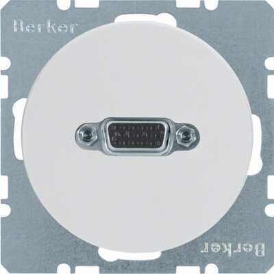 Gniazdo VGA Biały połysk Berker R.1/R.3/R.8 - 3315402089
