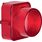 Klosz do sygnalizatora świetlnego E10 czerwony przezroczysty Berker Serie 1930/Glasserie - 1222
