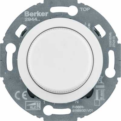 Ściemniacz obrotowy komfort LED 3-100W Biały Berker 1930/Glasserie - 294410
