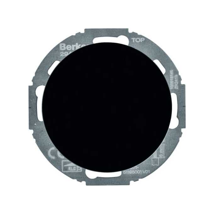 Ściemniacz obrotowy komfort LED 3-100W Czarny połysk Berker R.classic - 29442045