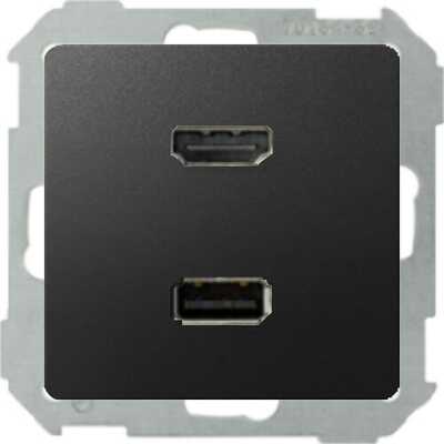 Gniazdo USB + HDMI Aluminium Simon 82