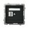 Gniazdo USB pojedyncze Czarny metalik Ospel Sonata