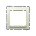 Adapter (przejściówka) na osprzęt standardu 45x45 mm, beżowy, Simon Basic BMA45M/12