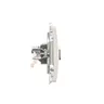 Gniazdo komputerowe podwójne RJ45 kat.6 białe Simon Basic BM62.01/11 - widok z boku na mechanizm