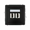 Gniazdo HDMI 2.0 podwójne (z polem opisowym) Czarny mat Karlik DECO - 12DHDMI-4