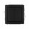 Łącznik jednobiegunowy ze schodowym (osobne zasilanie) (bez piktogramu) Czarny mat Karlik Deco - 12DWP-10.21