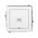 Łącznik schodowy w stylu amerykańskim (bez piktogramu) Biały połysk Karlik Deco - DWPUS-3.1
