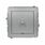 Łącznik schodowy w stylu amerykańskim (bez piktogramu) Srebrny metalik Karlik Deco - 7DWPUS-3.1