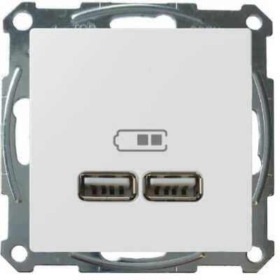 Ładowarka USB Biały active Merten System M