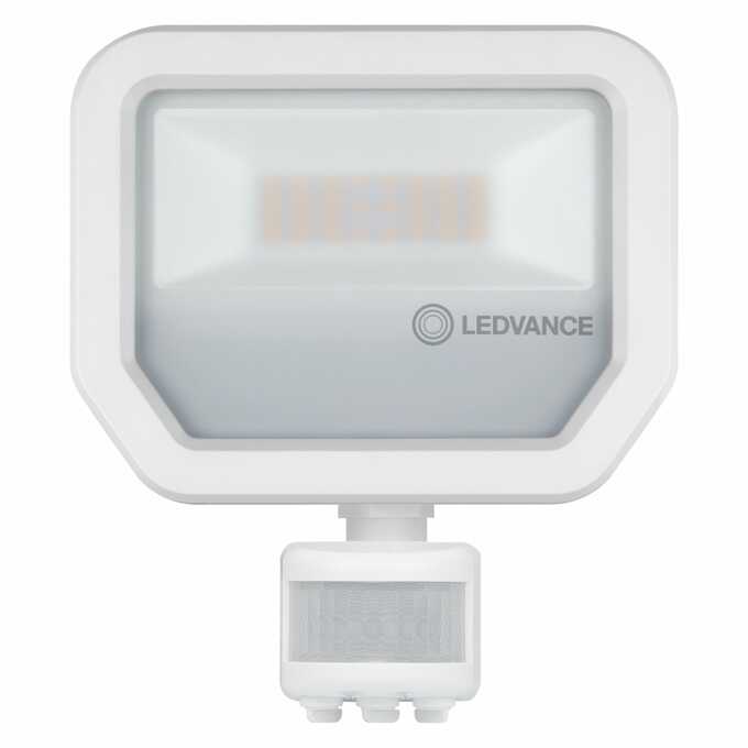 Naświetlacz LED z czujnikiem ruchu Floodlight 20W/4000K b.neutralna 2400lm IP65 Sensor Biały Ledvance NOWY MODEL - 4058075460973