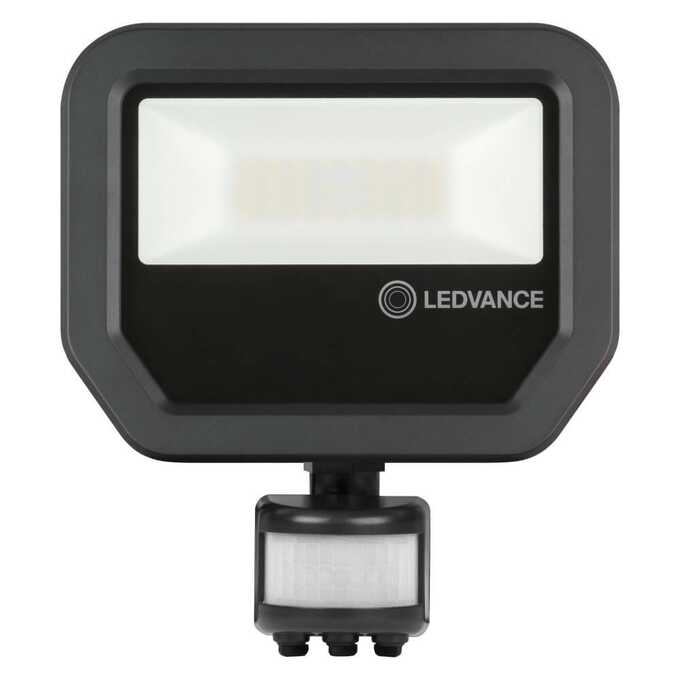 Naświetlacz LED z czujnikiem ruchu Floodlight 20W/4000K b.neutralna 2400lm IP65 Sensor Czarny Ledvance NOWY MODEL - 4058075460959