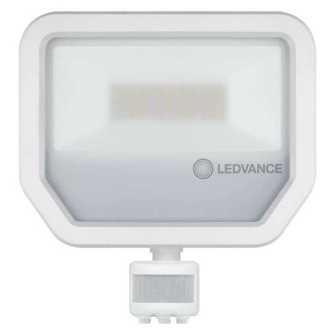 Naświetlacz LED z czujnikiem ruchu Floodlight 50W/4000K b.neutralna 6000lm IP65 Sensor Biały Ledvance NOWY MODEL - 4058075461055