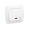 Przycisk zwierny "światło" z podświetleniem 10AX Biały Simon Akord - AS1L/11