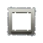 Adapter (przejściówka) na osprzęt standardu 45 x 45 mm, satynowy, Simon Basic BMA45M/29