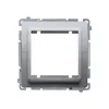Adapter (przejściówka) na osprzęt standardu 45 x 45 mm. Stal Inox Simon Basic - BMA45M/21