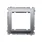 Adapter (przejściówka) na osprzęt standardu 45 x 45 mm. Stal Inox Simon Basic - BMA45M/21