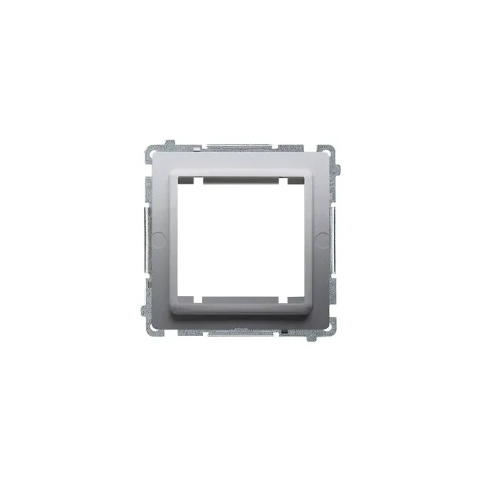 Adapter (przejściówka) na osprzęt standardu 45x45 mm, stal Inox Simon Basic BMA45M/21