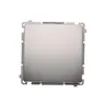 Przycisk pojedynczy rozwierny bez piktogramu 10AX Stal Inox Simon Basic - BMPR1.01/21