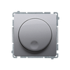 Ściemniacz naciskowo-obrotowy 20-500W Stal Inox Simon Basic - BMS9T.01/21