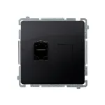 Gniazdo komputerowe RJ45 kat.6 ekranowane Simon Basic grafit matowy BM61E.01/28