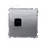 Gniazdo komputerowe pojedyncze RJ45, kat.6, ekranowane Stal Inox Simon Basic - BM61E.01/21