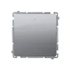 Łącznik dwubiegunowy 10AX Stal Inox Simon Basic - BMW2.01/21