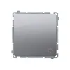 Przycisk zwierny "światło" 16AX Stal Inox Simon Basic - BMS1A.01/21