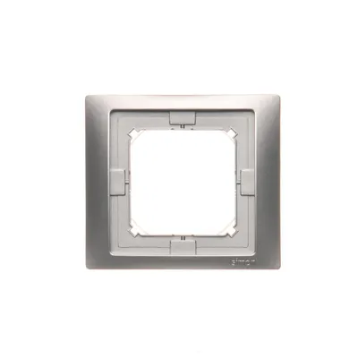 Ramka pojedyncza IP-44 z uszczelką Stal Inox Simon Basic NEOS - BMRC1B/21