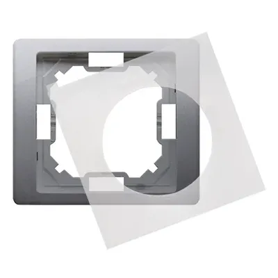 Ramka pojedyncza IP-44 z uszczelką Stal Inox Simon Basic NEOS - BMRC1B/21, producent Kontakt-Simon.