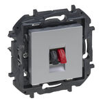 Gniazdo głośnikowe pojedyncze Aluminium Legrand Niloe Step - 863385B