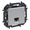 Gniazdo komputerowe pojedyncze RJ45, kat.6a Aluminium Legrand Niloe Step - 863367B