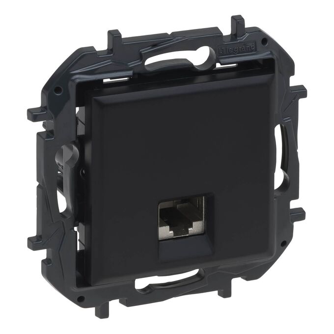 Gniazdo komputerowe pojedyncze RJ45 kat.6a UTP Czarny Legrand Niloe Step - 863567B