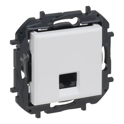 Gniazdo komputerowe pojedyncze ekranowane RJ45 kat.5e FTP Biały Legrand Niloe Step - 863157B
