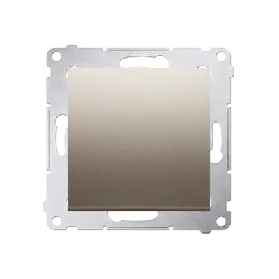 Łącznik krzyżowy Simon 54 Złoty mat DW7.01/X/44 - elegancki element instalacji elektrycznej.