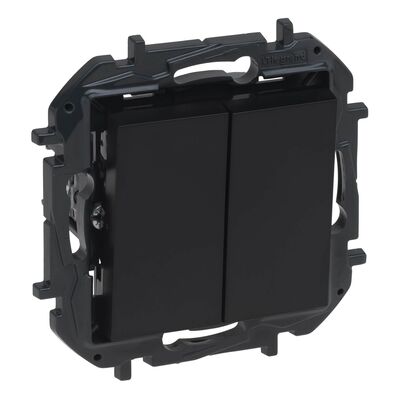 Łącznik schodowy podwójny Czarny Legrand Niloe Step - 863508B