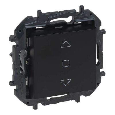 Przycisk żaluzjowy Czarny Legrand Niloe Step - 863543B