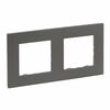 Ramka podwójna Stalowy Legrand Niloe Step - 863492